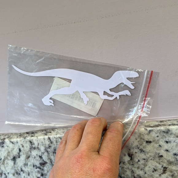 3/$15 Decal Velociraptor Dinosaur Silhouette Sticker - Picture 3 of 4